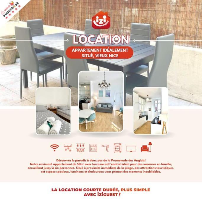 Saint Philippe - T3 Terrasse Pres De La Plage Nice Ngoại thất bức ảnh